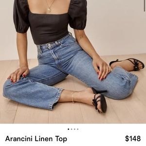 Reformation Arancini Blouse Top - size 4